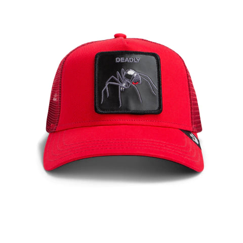 GORRA ROJA DEADLY SPIDER GOORIN BROS